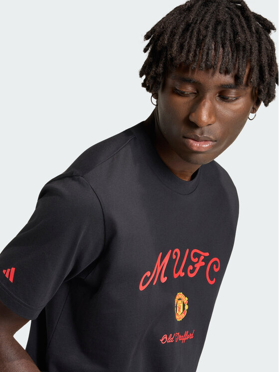 adidas adidas Koszulka techniczna Manchester United Czarny Regular Fit