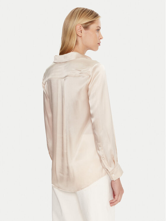 Marella Marella Hemd Bunny 2523116015 Écru Regular Fit