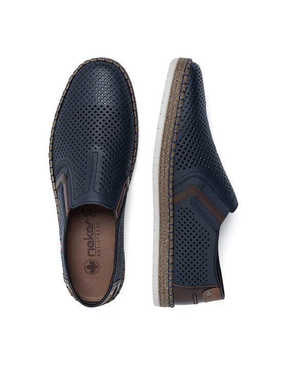 Rieker Rieker Sneakers aus Stoff B5297-14 Dunkelblau
