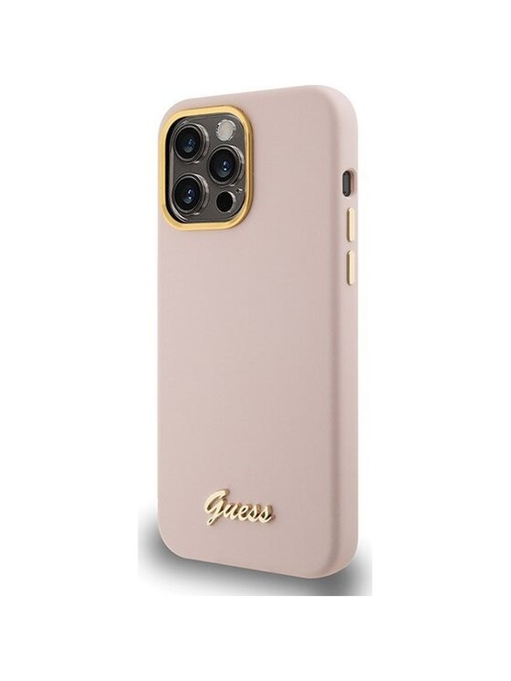 Guess Guess Etui na telefon iPhone 15 Pro Max Różowy