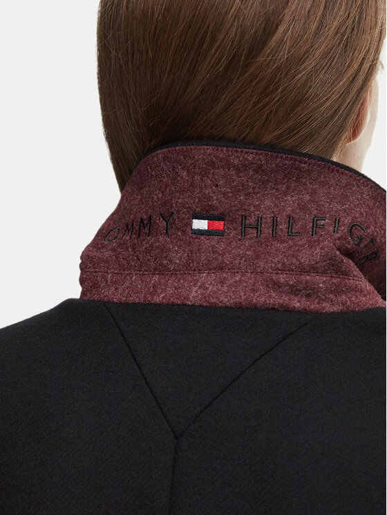 Tommy Hilfiger Tommy Hilfiger Вълнено палто Classic WW0WW51525 Черен Regular Fit