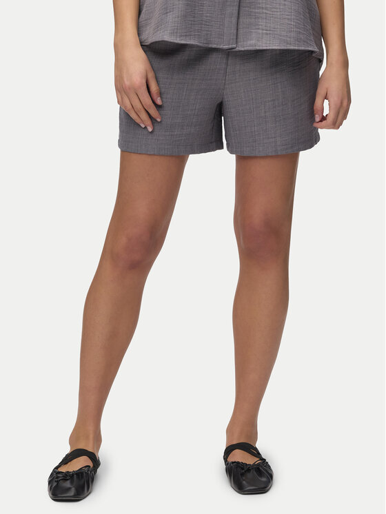 Vero Moda Vero Moda Szövet rövidnadrág Melaney 10325868 Szürke Loose Fit