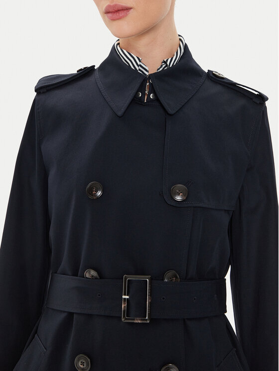 Tommy Hilfiger Tommy Hilfiger Καπαρτίνα WW0WW42133 Σκούρο μπλε Slim Fit