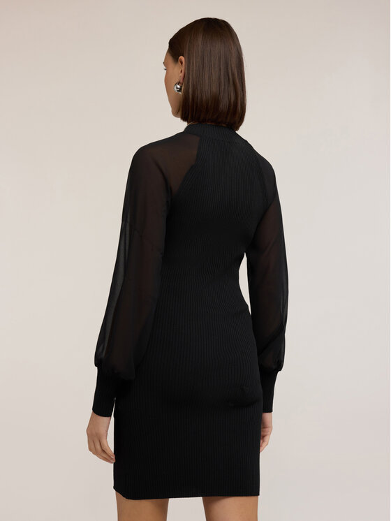 Motivi Motivi Vestito 7622W001535N033 Nero Regular Fit