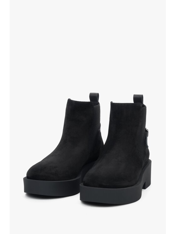 Estro Estro Μποτάκια ER00118243 Μαύρο