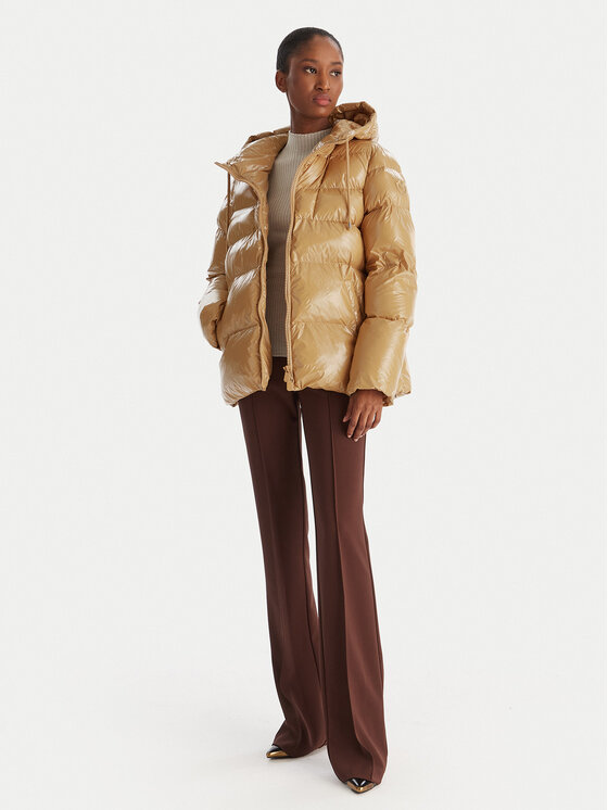 PINKO PINKO Geacă de iarnă Eleodoro 101597 A2P7 Bej Regular Fit
