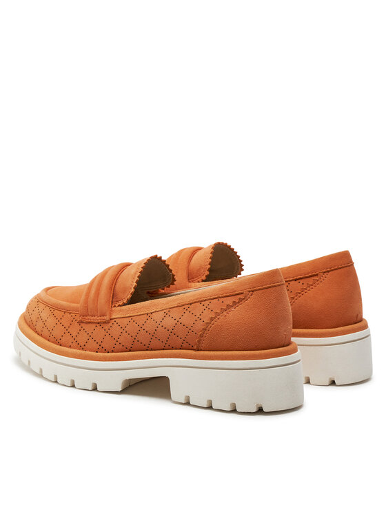 Caprice Caprice Loafersy 9-24750-42 Pomarańczowy