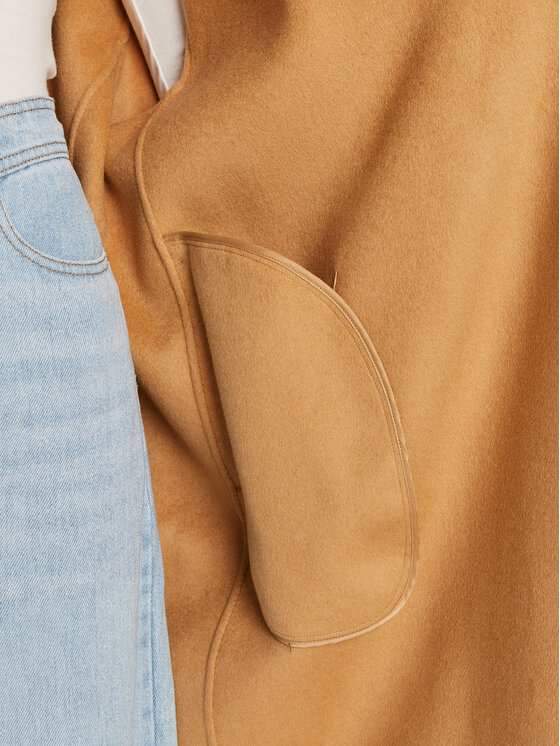 Calvin Klein Calvin Klein Palton de lână K20K207089 Bej Oversize