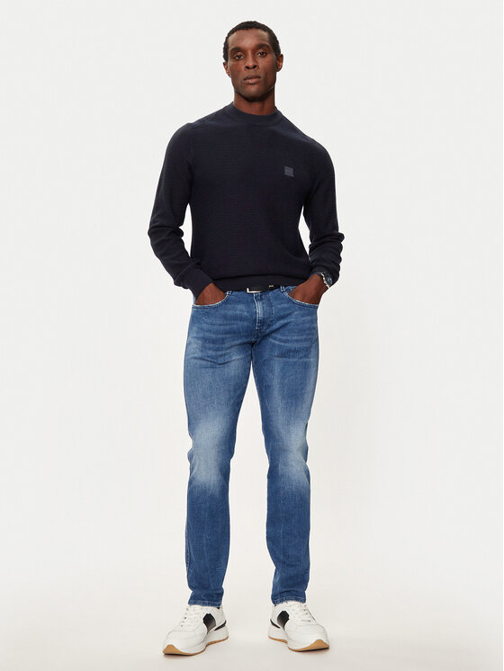 BOSS Boss Светр Anion_S 50527584 Cиній Regular Fit