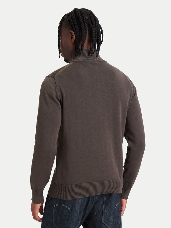 G-STAR G-Star Svetr Refined D30783-E813 Khaki Regular Fit