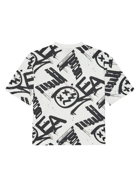 EA7 Emporio Armani EA7 Emporio Armani Tricou 7B000059 AF12874 F0035 Écru Relaxed Fit