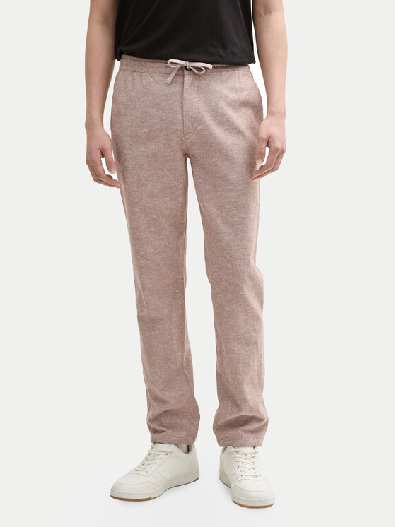 Tom Tailor Tom Tailor Kalhoty z materiálu 1044716 Béžová Regular Fit
