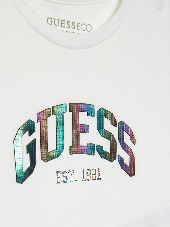 Guess Guess T-Shirt K3RI25 K6YW1 Weiß Regular Fit