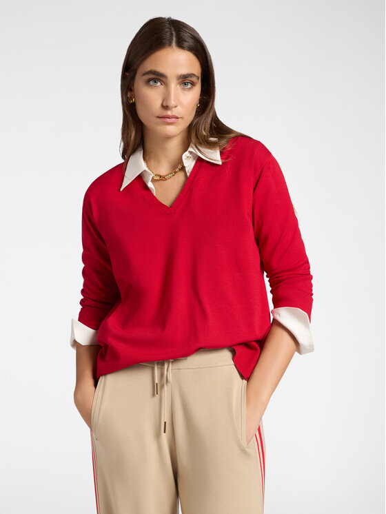 Elena Mirò Elena Mirò Maglione M067Z300541N016 Rosso Regular Fit