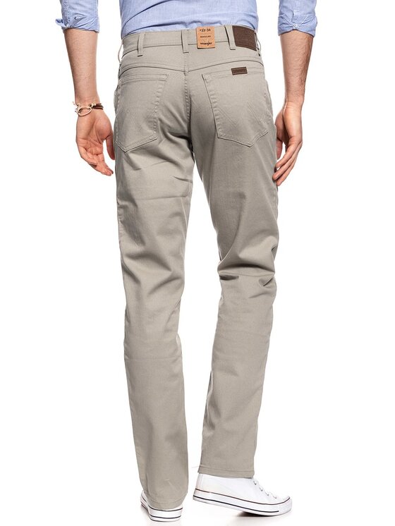 Wrangler Wrangler Jeansy REGULAR FIT Beżowy Straight Fit