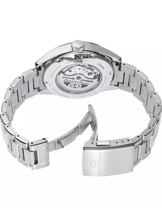 Orient Star Orient Star Zegarek RE-BX0009B00B Srebrny