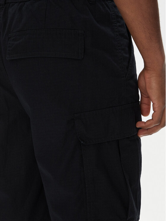 DC DC Шорти з тканини Tundra ADYWS03086 Чорний Regular Fit