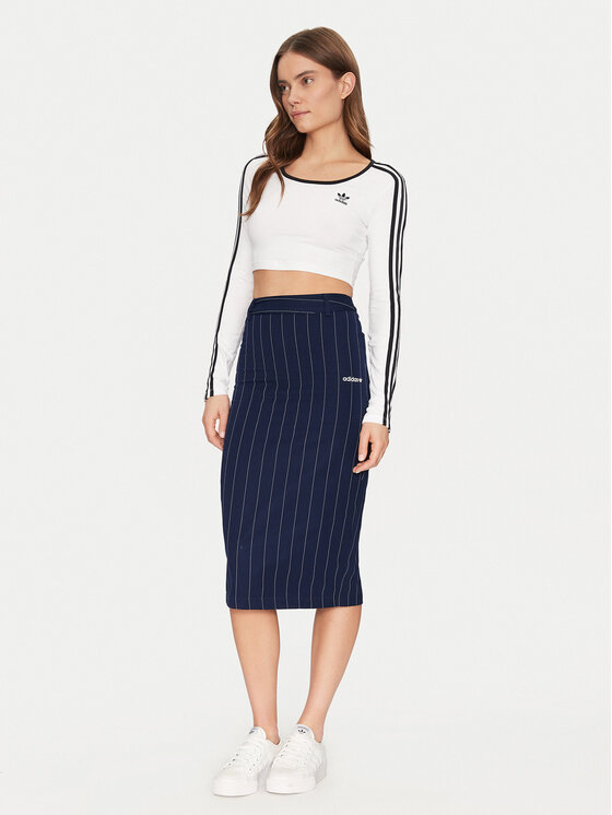 adidas adidas Bluzka adicolor 3-Stripes JD4625 Biały Slim Fit
