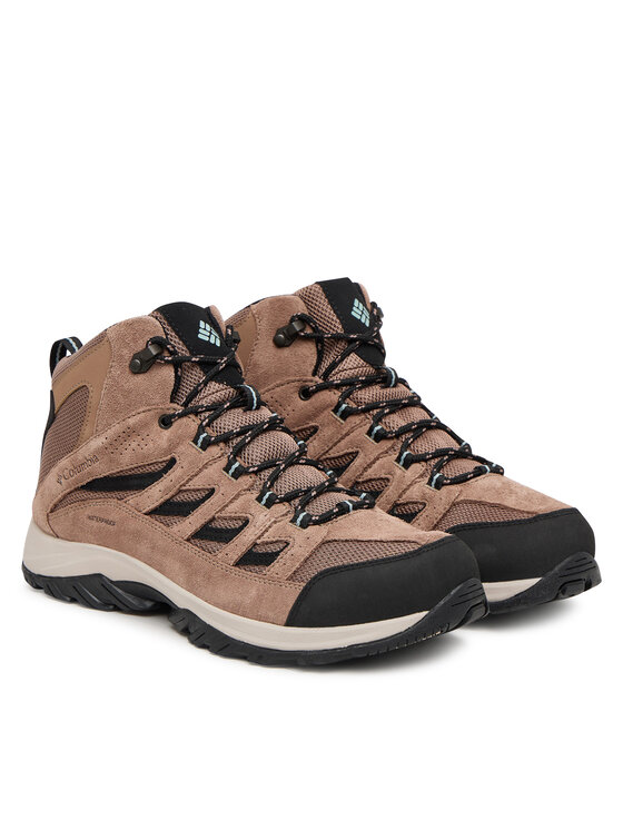 Columbia Columbia Туристически Crestwood Mid Waterproof 2100641 Кафяв