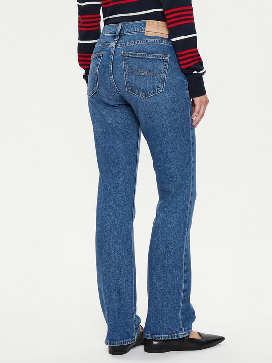 Tommy Jeans Tommy Jeans Jeans hlače Maddie DW0DW19271 Modra Straight Fit