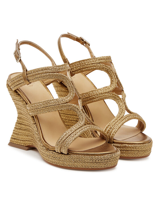 Castañer Castañer Espadryle Jera/266 025562 Złoty
