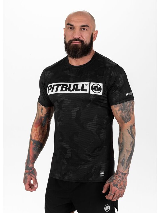 PITBULL PITBULL T-Shirt Koszulka Czarny Regular Fit