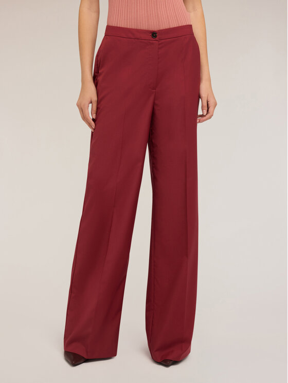Motivi Motivi Pantaloni di tessuto P067Q004096N036 Bordeaux Regular Fit