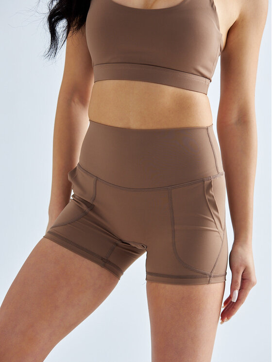 BeShaped BeShaped Sportovní podprsenka z Kieszeniami - Fit Me Hnědá