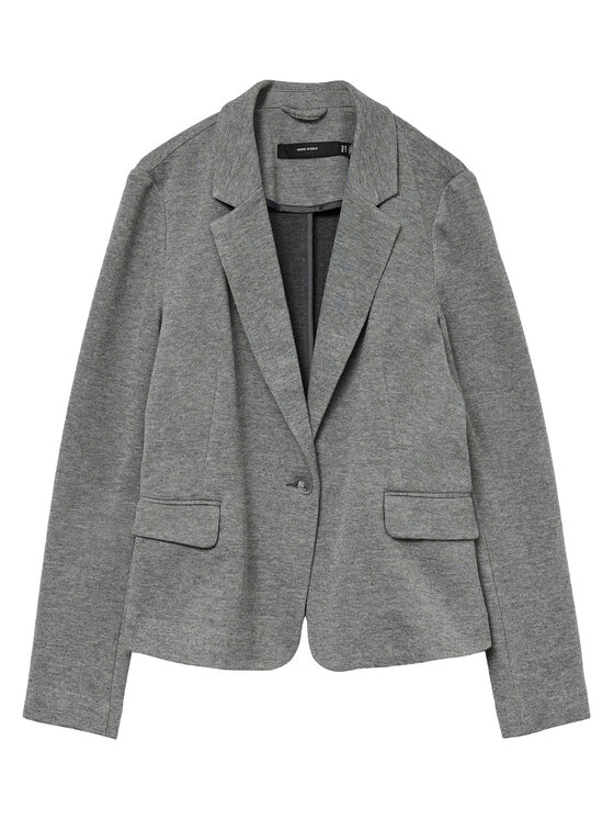 Vero Moda Vero Moda Marynarka Julia 10154123 Szary Regular Fit