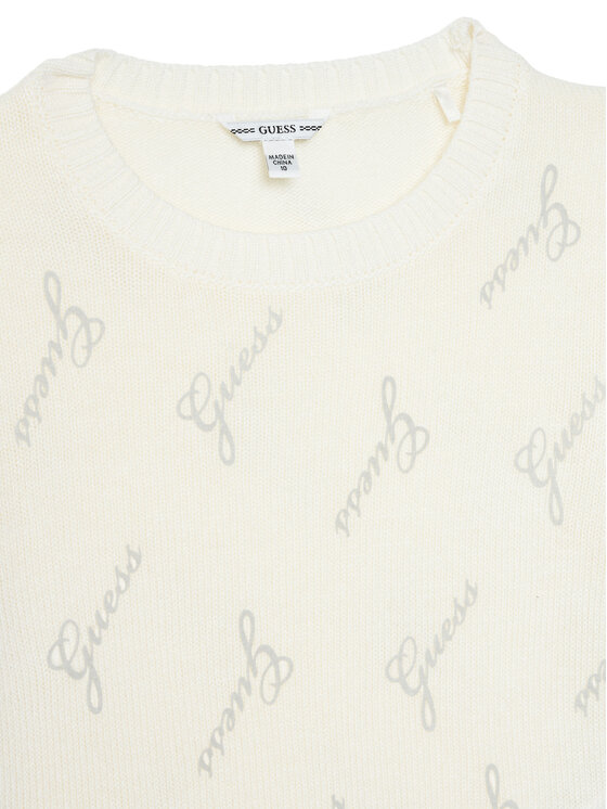 Guess Guess Pulover J5BR28Z0870 Bej Regular Fit