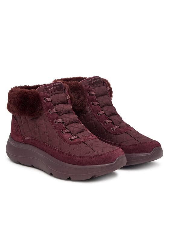 Skechers Skechers Šnurovacia obuv On-The-Go Encore - Cozy Fit Maisie 144844 Bordová