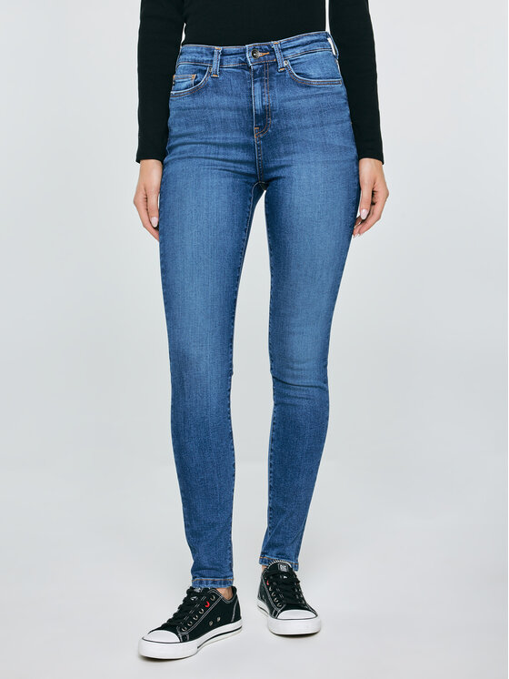 BIG STAR BIG STAR Jeansy CLARISA Niebieski Skinny Fit