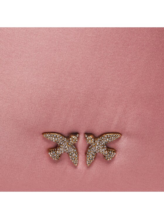PINKO Pinko Kabelka Knots Mini Pouch Satin PE 24 PLTT 102770 A1KA Ružová