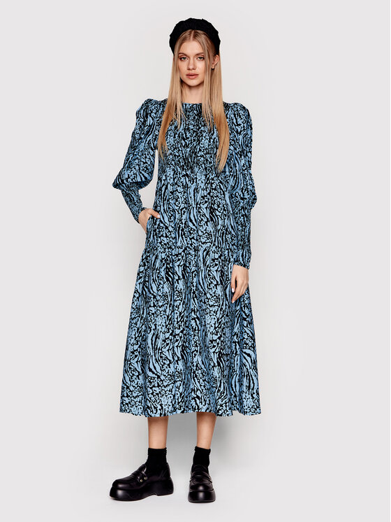 Gestuz Gestuz Vsakodnevna obleka Morianagz 10905840 Modra Regular Fit