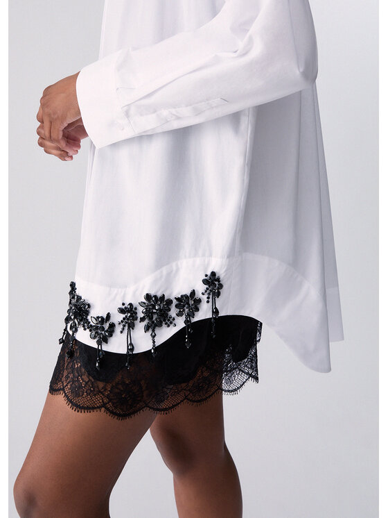Liu Jo Liu Jo Camicia CF6144T039A11111 Bianco Loose Fit