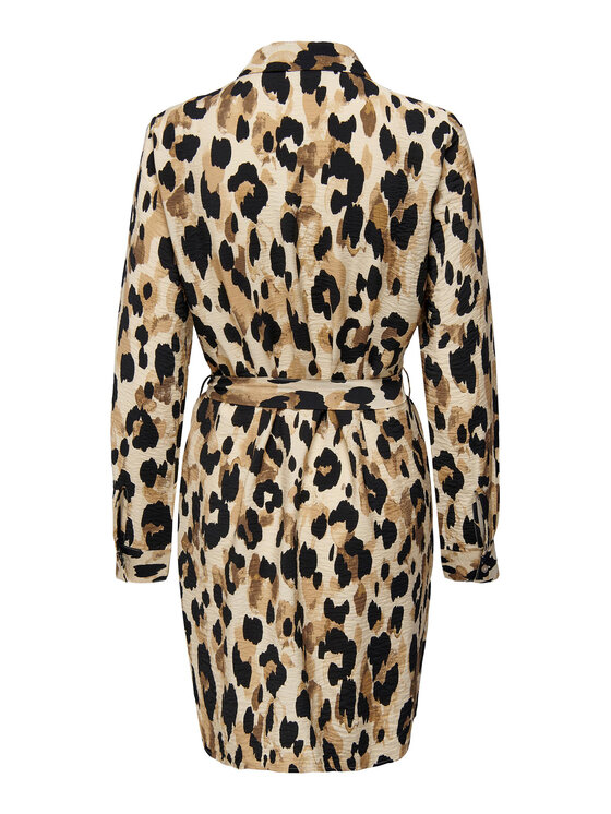 JDY JDY Рокля тип риза 15300396 Бежов Regular Fit