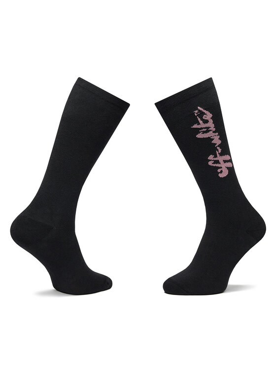 Off-White Off-White Visoke unisex čarape OWRA003S22KNI0011030 Crna