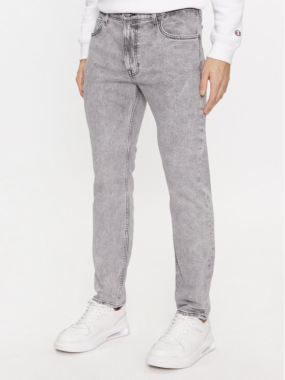 Lee Džínsy 112342262 Čierna Slim Fit