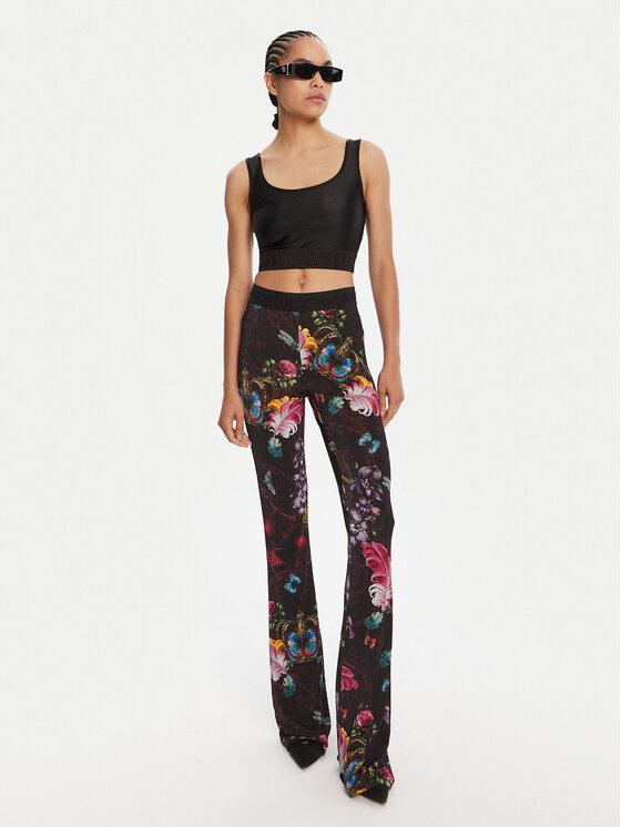 Versace Jeans Couture Versace Jeans Couture Legginsy 79HAC107 JS487 Kolorowy Flare Fit