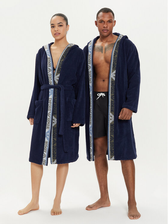 Emporio Armani Underwear Župan 231778 4R447 06935 Tmavomodrá