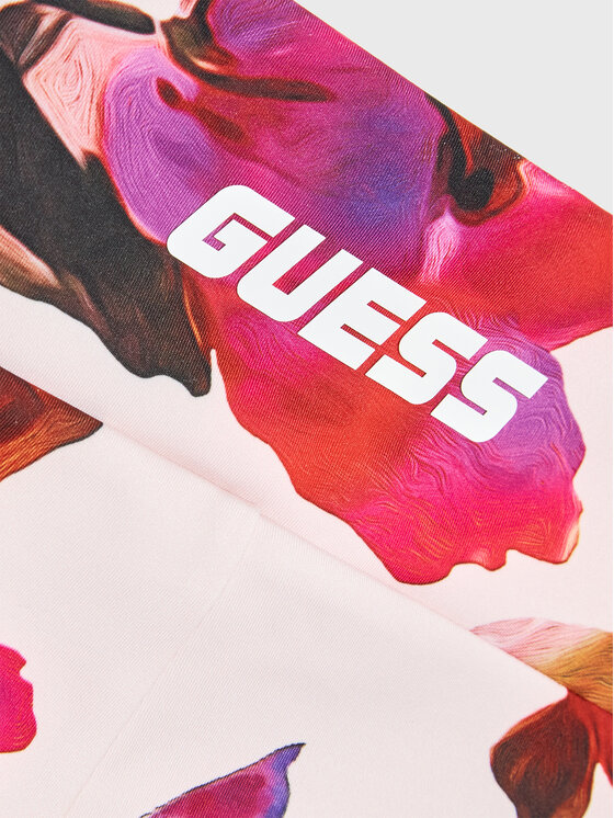 Guess Guess Športne kratke hlače J3RD16 MC03W Pisana Slim Fit