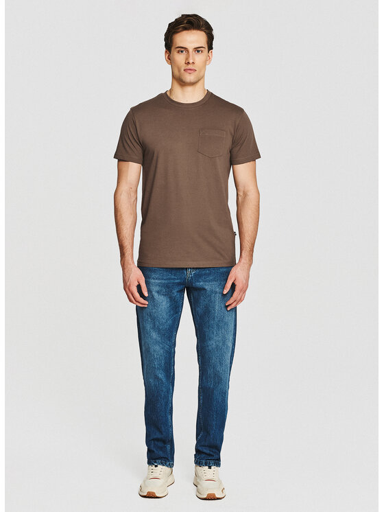Pako Lorente Pako Lorente T-Shirt P26SF-TT-004 Brązowy Regular Fit