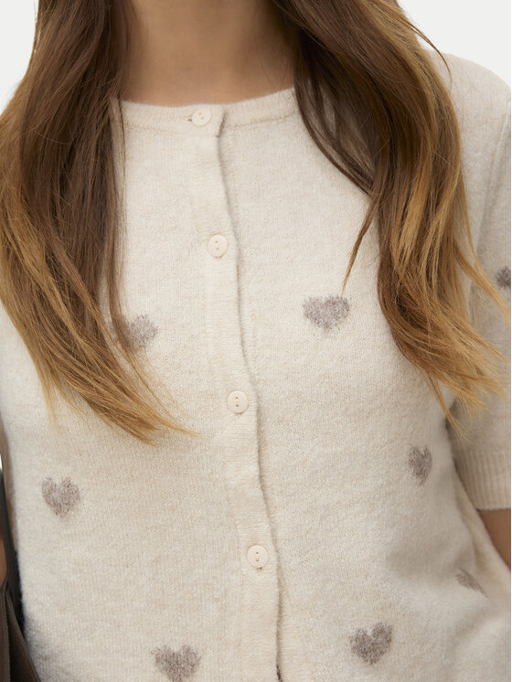 Vero Moda Vero Moda Кардиган Doffy 10330795 Бежевий Regular Fit