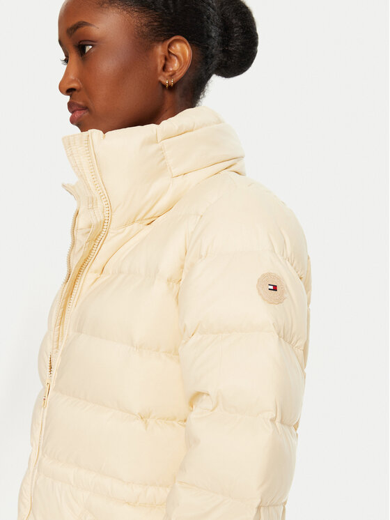 Tommy Hilfiger Tommy Hilfiger Pernata jakna WW0WW43553 Bež Regular Fit