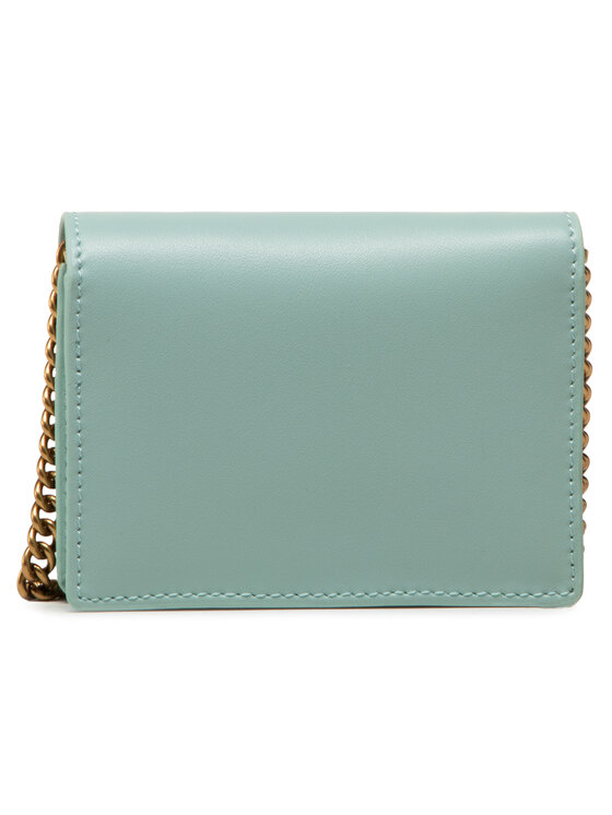 PINKO Pinko Handtasche Jolie Credit Card Holder Simply 2 PE 21 PLTT 1P225S Y6XT Grün