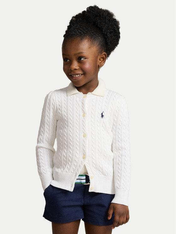 Polo Ralph Lauren Polo Ralph Lauren Cardigan 312543047064 Alb Regular Fit