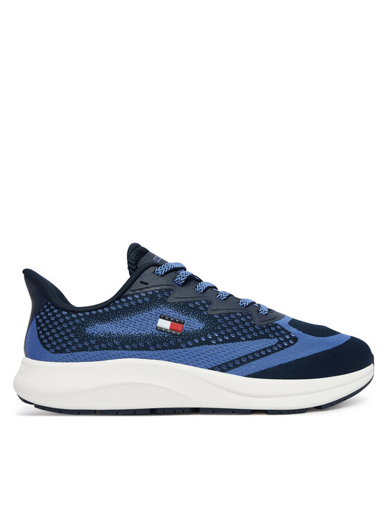 Tommy Jeans Tommy Jeans Sneakersy Runner Knitted EM0EM01713 Niebieski
