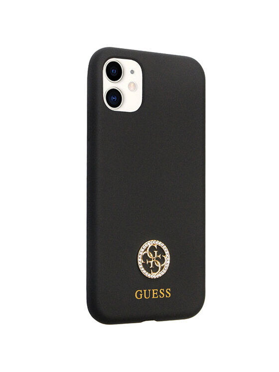 Guess Guess Etui na telefon iPhone 11 Czarny