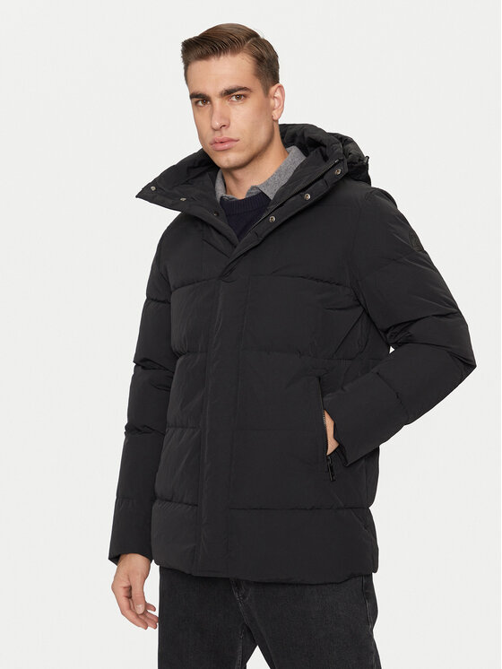 La Martina La Martina Giubbotto piumino ZMO002 PA082 Nero Regular Fit