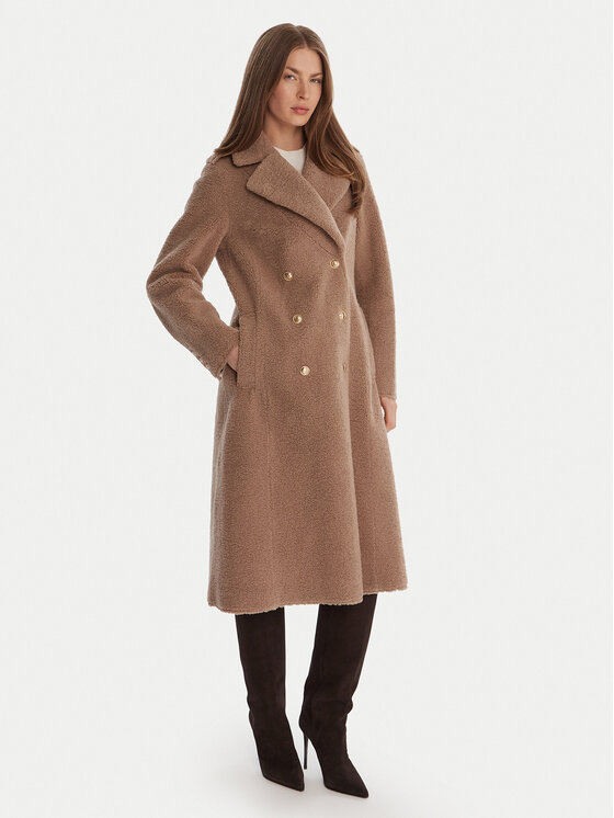 Guess Kożuch W5BL62 W4190 Beżowy Regular Fit